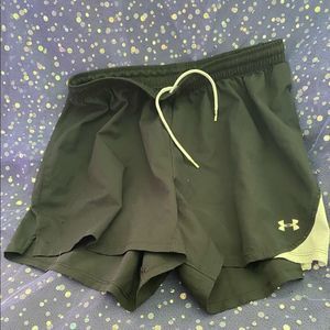 Black Under Armour Athletic Shorts. Size Medium